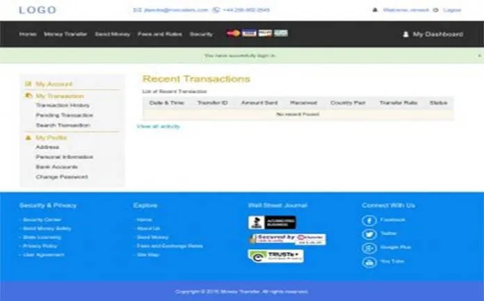 Money Transfer or Money Exchange Solutions