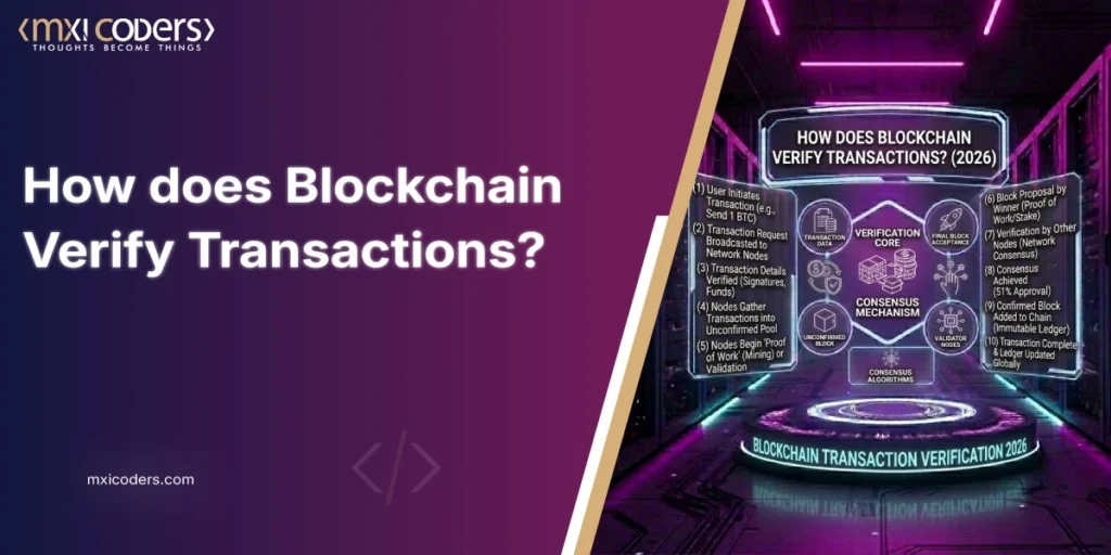 how does blockchain verify transactions