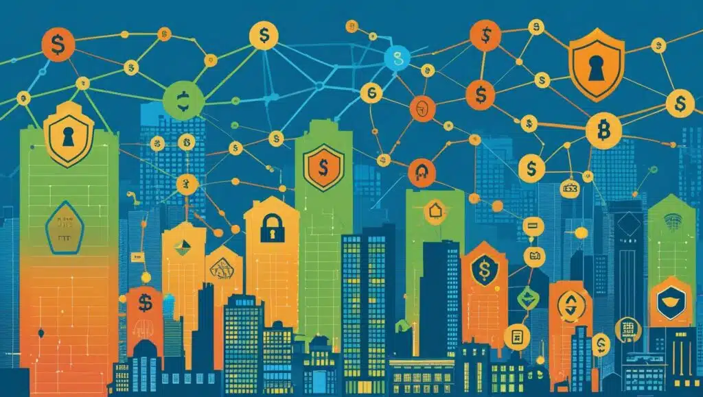 Blockchain in Fintech_ The Security Imperative and Its Financial Impact, create image
