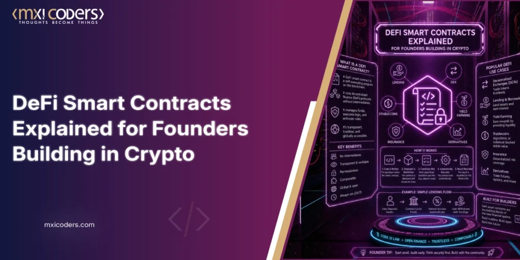 defi smart contracts explained for founders building in crypto