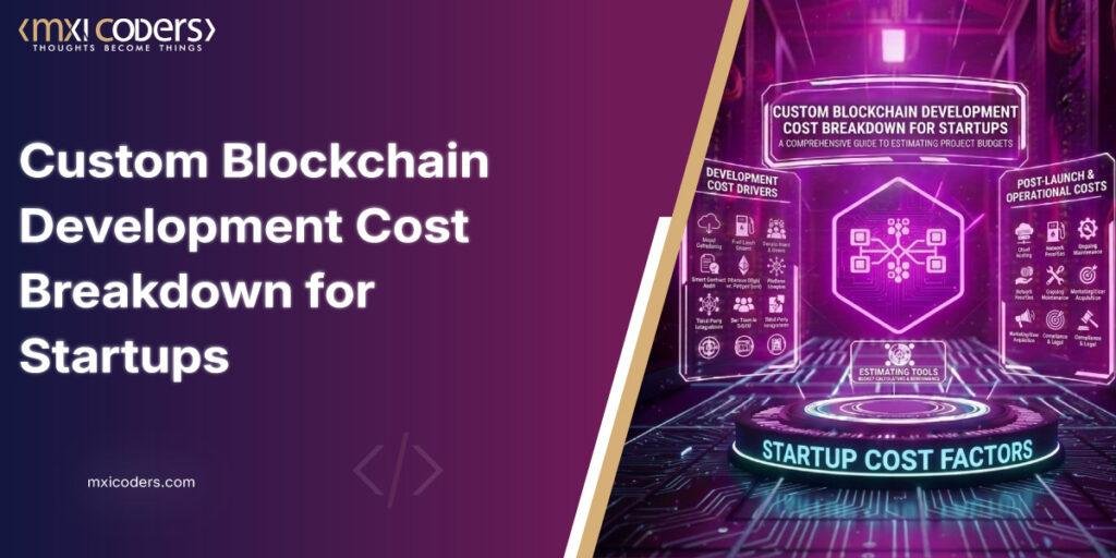 custom blockchain development cost breakdown