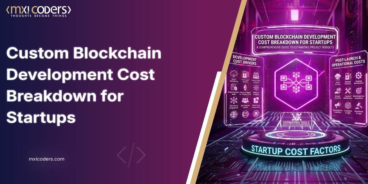 custom blockchain development cost breakdown