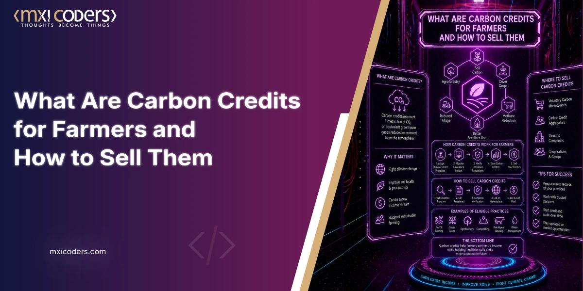 what are carbon credits for farmers and how to sell them