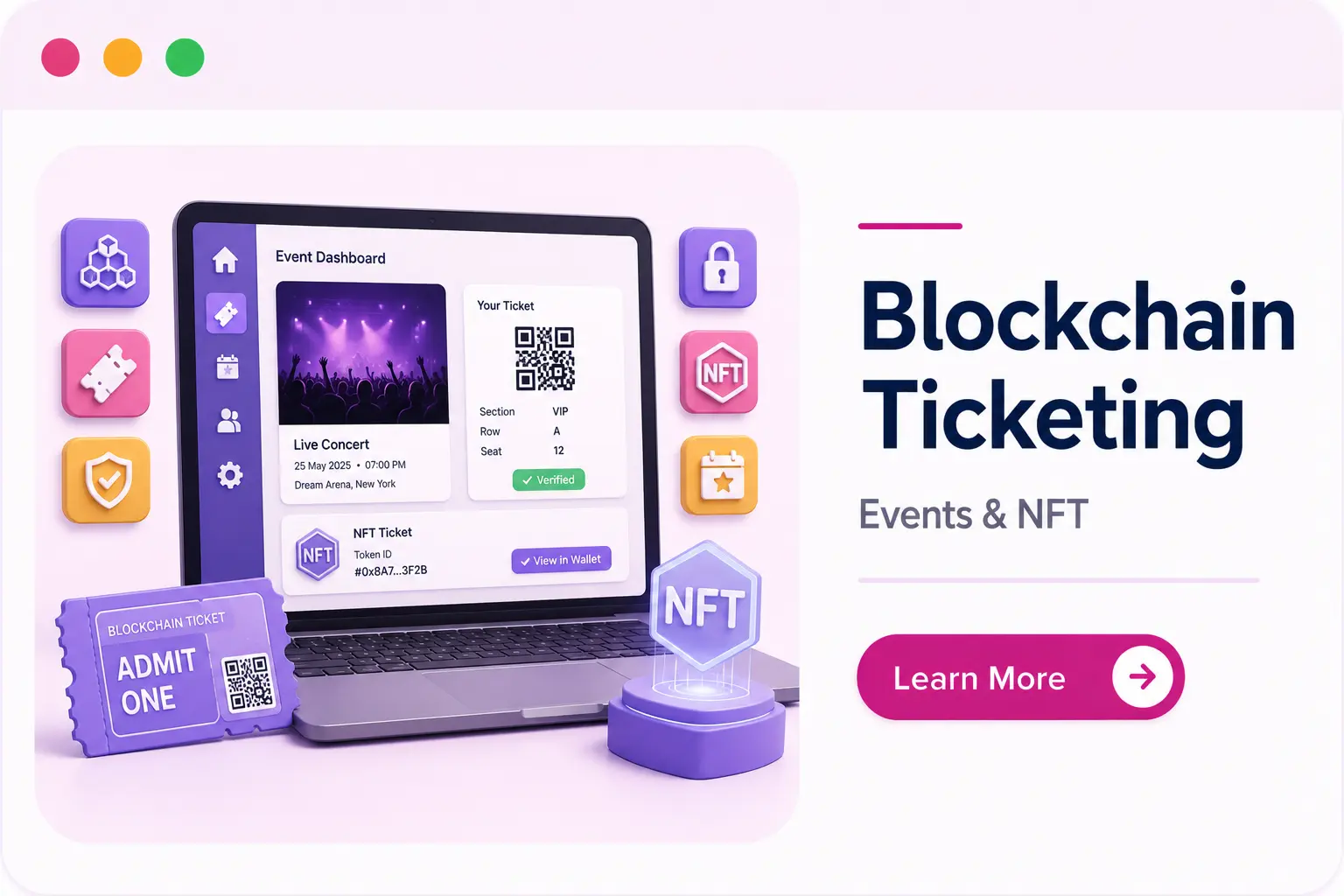 Blockchain Ticketing Events & NFT Platform
