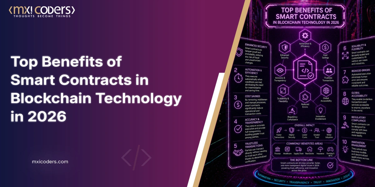 top benefits of smart contracts in blockchain technology