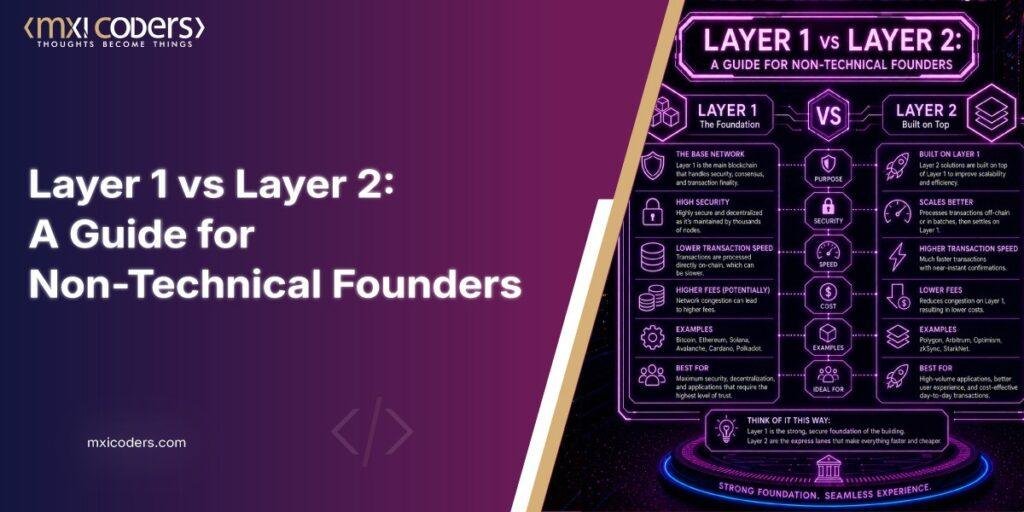 Layer 1 vs Layer 2 A Guide for Non-Technical Founders