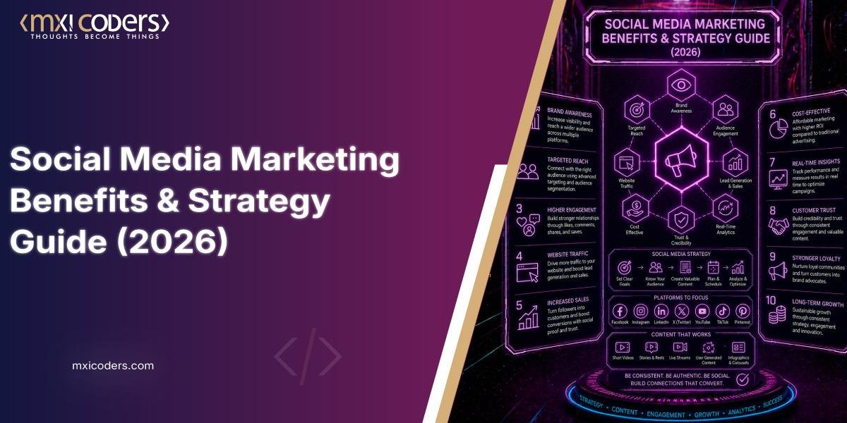social media marketing benefits & strategy guide (blog image)