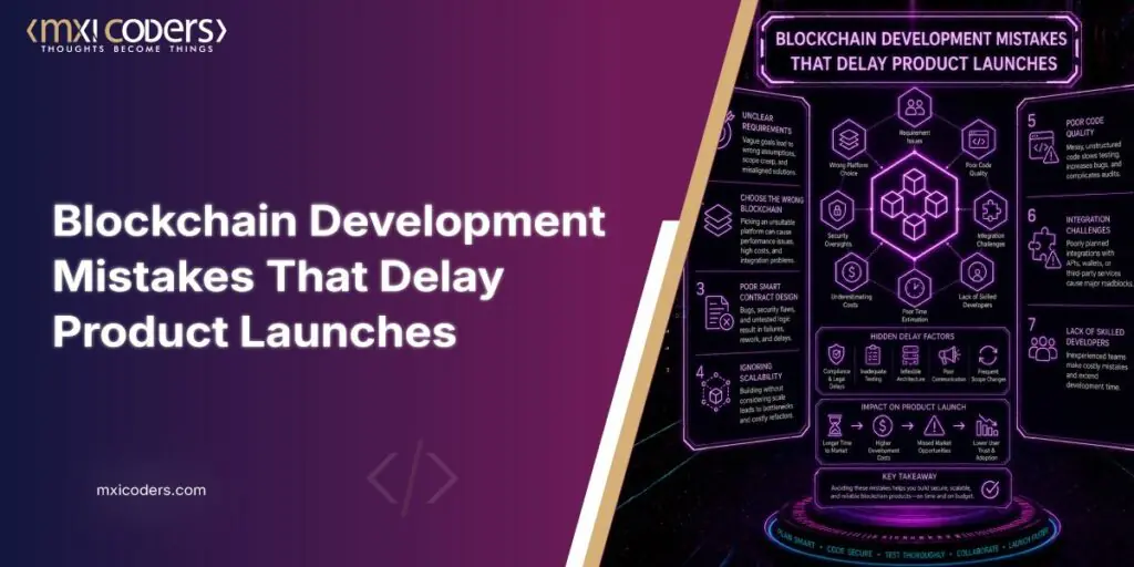 blockchain development mistakes that delay product launches