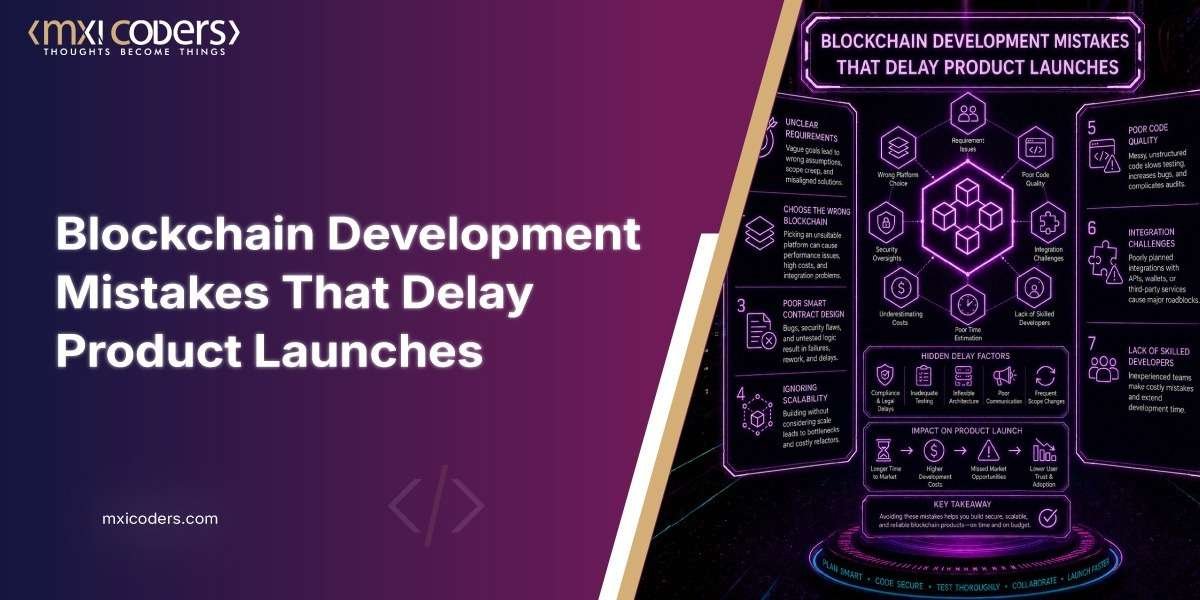 blockchain development mistakes that delay product launches